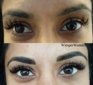 volume lashes , volume wimperextensions